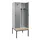 locker met bank,voor scheiding van kleding,HxBxD 2120x800x815mm,2vak