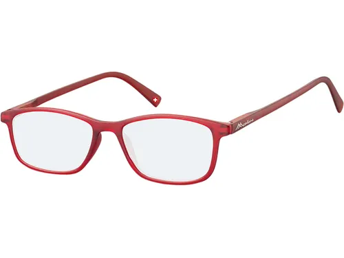 Bril Montana +0.00dpt blue Light filter rood