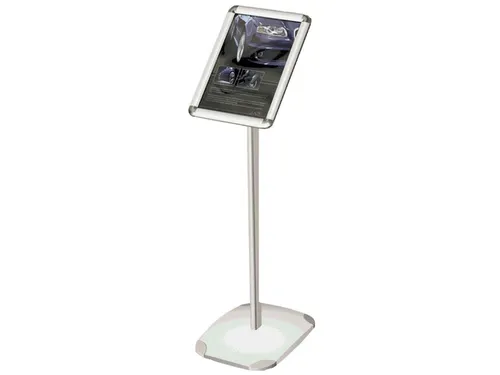 Menubord Seco A4 aluminium staand of liggend