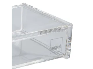Visitekaartbox Sigel VA112 voor 80 kaarten 90x58mm acryl glashelder - 4