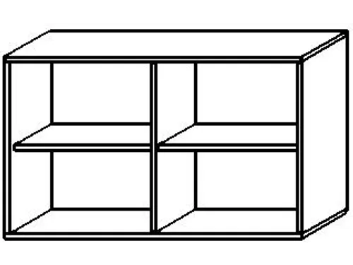 kantoorstelling,HxBxD 720x1200x430mm,1xhouten vloer,decor romp beuken