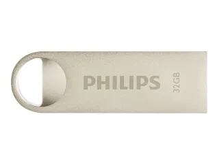 USB stick 2.0 Philips Moon USB-A 32GB zilver - 2
