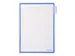 Zichtpaneel Tarifold A4 verticaal 230x343mm Blauw 10 stuks
