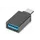 USB Type-C-adapter Type-C - A St/Bu 3A 5GB 3.0-versie Zwart