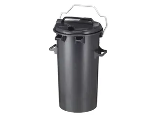 Kunststof Afvalbak 50 Liter Donkergrijs - 1