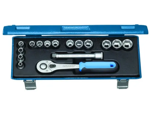 30 JMU-10 Dopsleutelset 3/8 inch 16-delig zeskant 6-19mm