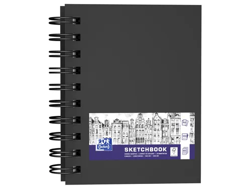 Schetsboek Oxford A6 80vel 100gr spiraal