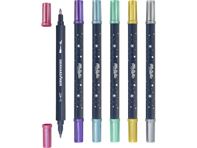Metallic Marker Eberhard Faber duo 6st.