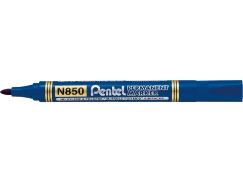 Pentel N850-C Permanent marker Ronde punt 4,2mm Blauw