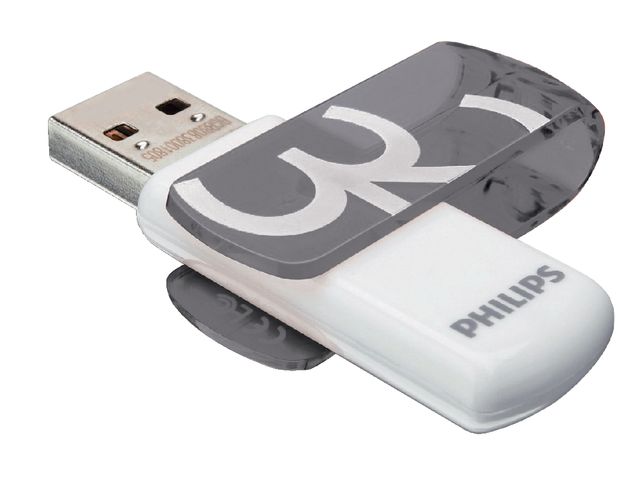 Clé USB 2.0 Philips Vivid Edition Shadow Grey 32Go