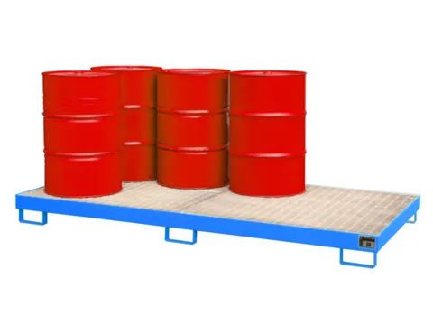 Systeem-Opvangbak 8x 200l 246l 210x 2650x 1300mm Rooster