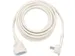 Verlengsnoer Brennenstuhl met platte stekker H05VV-F3G1.5 5 meter wit