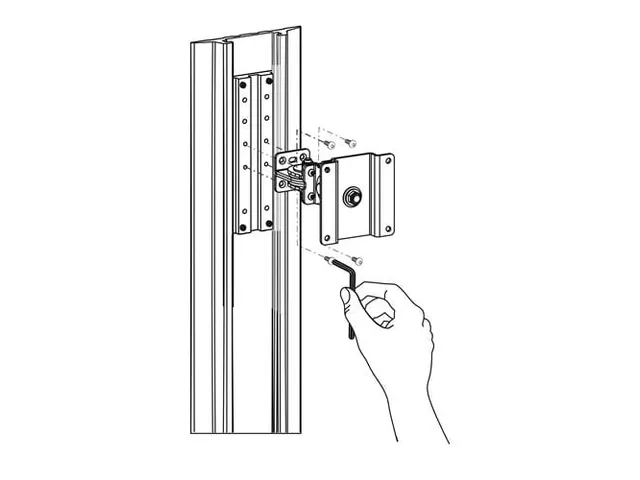 Ergotron montagebeugel voor flatscreen hoogte verstelbaar aluminium
