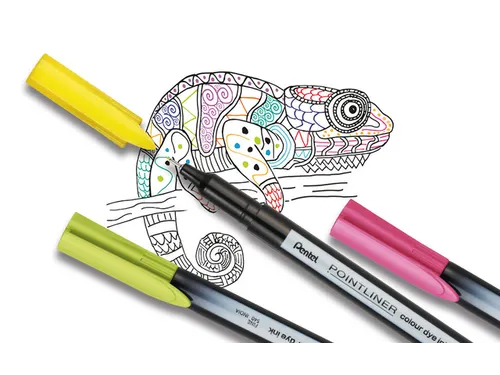 Fineliner Pentel Pointliner S40-B fijn rood