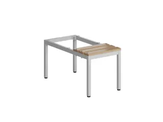 zitbank,v. garderobekast/lockersysteem,HxBxD 420x415x800mm,hardhout - 1