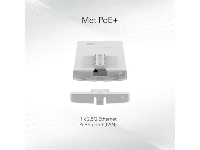 NETGEAR WAX610Y, 2,4 GHz, 5 GHz, 1800 Mbit/s, EAP-PEAP, EAP-TLS, EAP-T