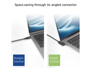 Kabel ACT USB-C standaard naar USB-C hoek 10Gbps 2m - 9