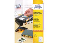 video etiket Avery 147,3x20mm wit NP 25 vel 13 etiketten per vel