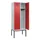 locker,HxBxD 2120x800x500mm,2vak,vak B 400mm,cil.-slot,voetonderstel