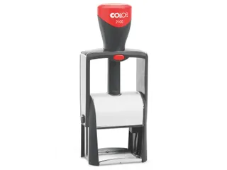 Tekststempel Colop 2100 +bon 6regels 41x24mm zwart - 3