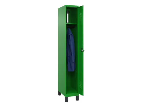 locker,HxBxD 1950x300x500mm,1vak,vak B 300mm,draaigrendel,voeten