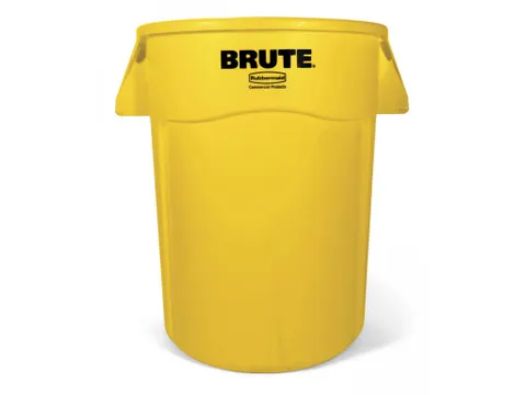 Ronde Brute Utility Container 166.5 Liter Geel Kunststof Rubbermaid