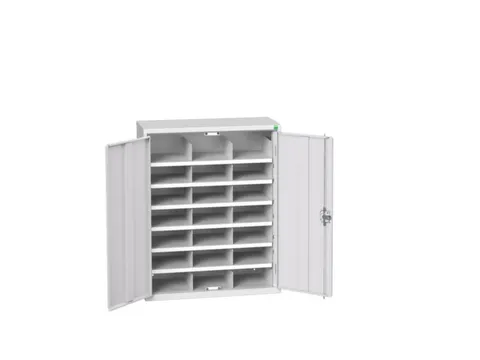 post-/sorteerkast 1000x800x350mm 3x7vakken RAL7035