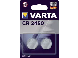 Batterij Varta knoopcel CR2450 lithium blister à 2 stuks