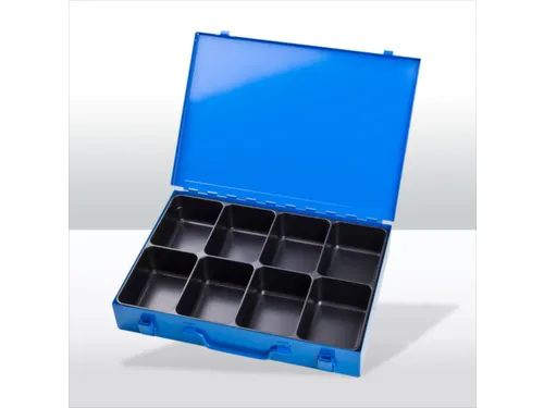 assortimentskoffer,HxBxD 50x335x240mm,8vakken