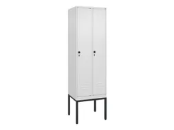 locker,HxBxD 2120x600x500mm,2vak,vak B 300mm,draaigrendel