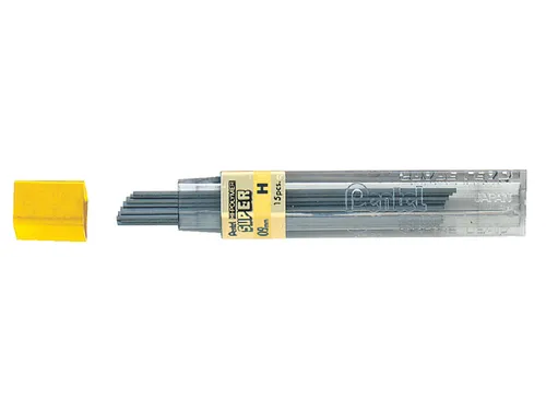 Potloodstift Pentel H 0.9mm zwart koker à 15 stuks