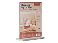 Europel Kaarthouder Luxe T-standaard A5 Staand Acryl