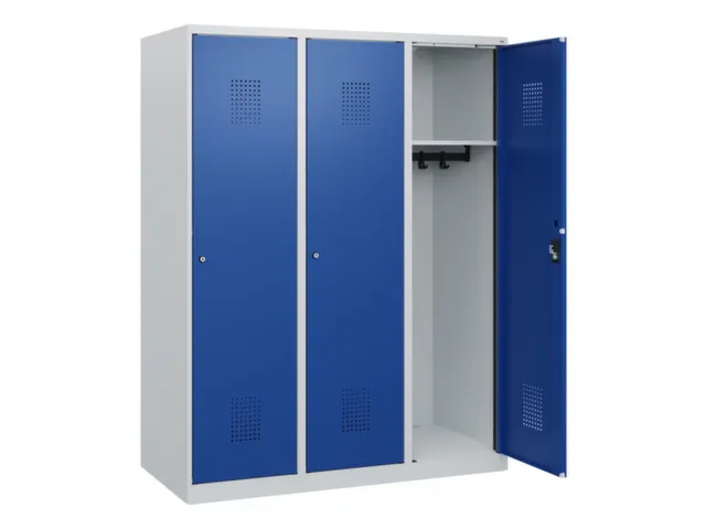 schoollocker,HxBxD 1530x1200x500mm,3vak,vak B 400mm,cil.-slot