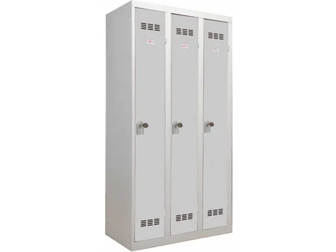 Industriële garderobekast propere industrie 3 deuren