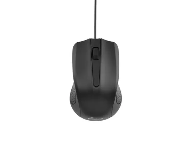 MROS210 Optische muis 3 knoppen bedraad zwart