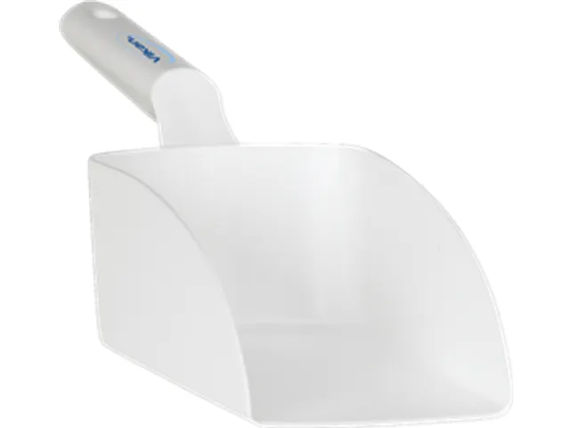 Rechte Handschep Medium 1 Liter Wit