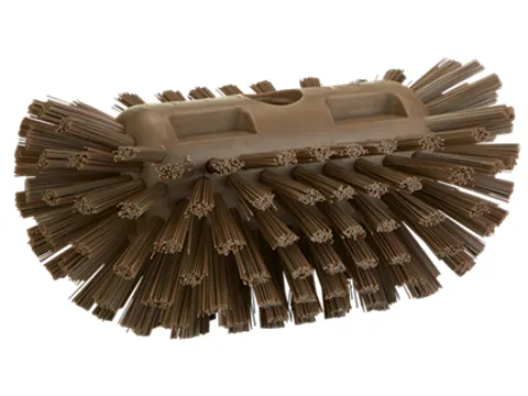 Hygiene 7037-66 tankborstel bruin harde vezels 130x205mm