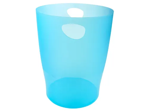 ECOBIN Papiermand 15 L turkoois transp.