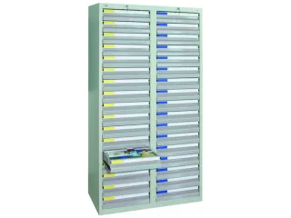 ladekast,HxBxD 1800x1000x500mm,34lade(n),centr. vergrendeling - 2