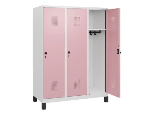 schoollocker,HxBxD 1630x1200x500mm,3vak,vak B 400mm,draaigrendel