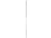 Hygiene 2991Q-5 steel 150cm wit waterdoorvoer snelkoppeling