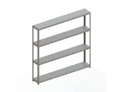 breedvakstelling,grondveld,HxBxD 2470x2504x400mm,vakl. 400kg