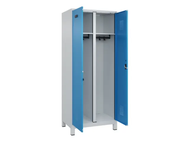 locker voor scheiding van kleding,HxBxD 1950x800x500mm,2vak