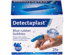 Vingerbobs Rubber Latexvrij Blauw Pak van 25 stuks Universele Maat