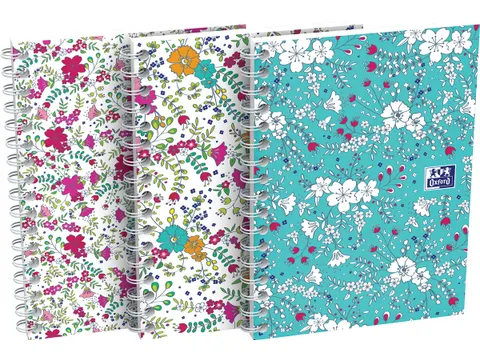 softcover spiraalschrift A6 50 vel geruit 5 mm