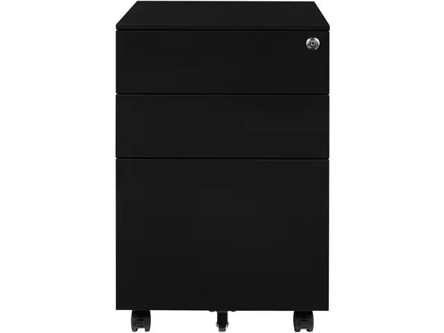 Ladeblok Verrijdbaar Zwart