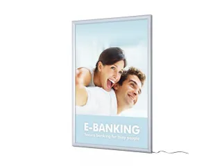 Kliklijst LED Verlicht Posterframe 70x100cm - 1