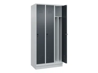 locker voor scheiding van kleding,HxBxD 1950x900x500mm,3vak - 2