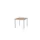 Domino Basic Tafel Vaste Hoogte 80x80 honey castello 25mm alu 4-poots