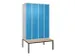 locker voor scheiding van kleding,HxBxD 2120x1200x815mm,4vak